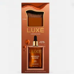LUXE Bronzed Bloom — Glow Body Oil Duo 🤎✨
