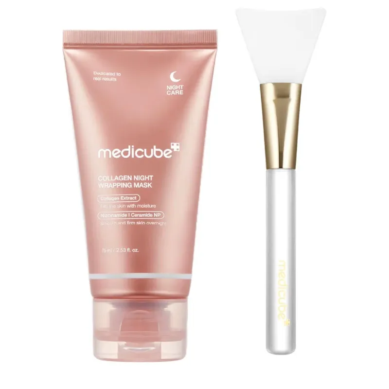 Medicube Máscara de envoltura de colágeno para una piel brillante