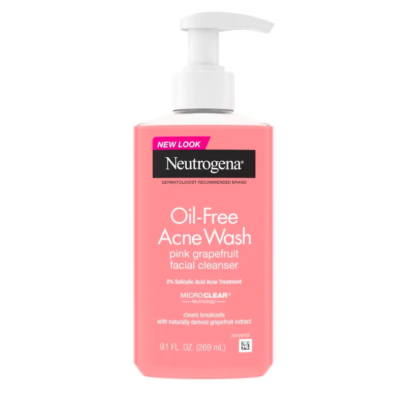 Neutrogena Oil-Free Acne Wash Pink Grapefruit đđ©·