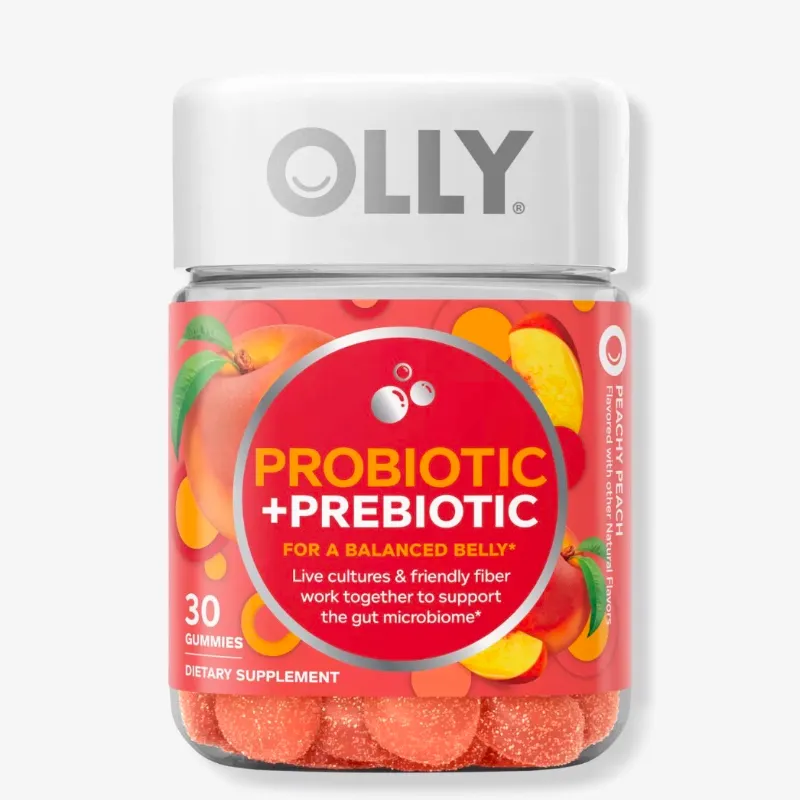 OLLY Probiotic + Prebiotic 🍑✨