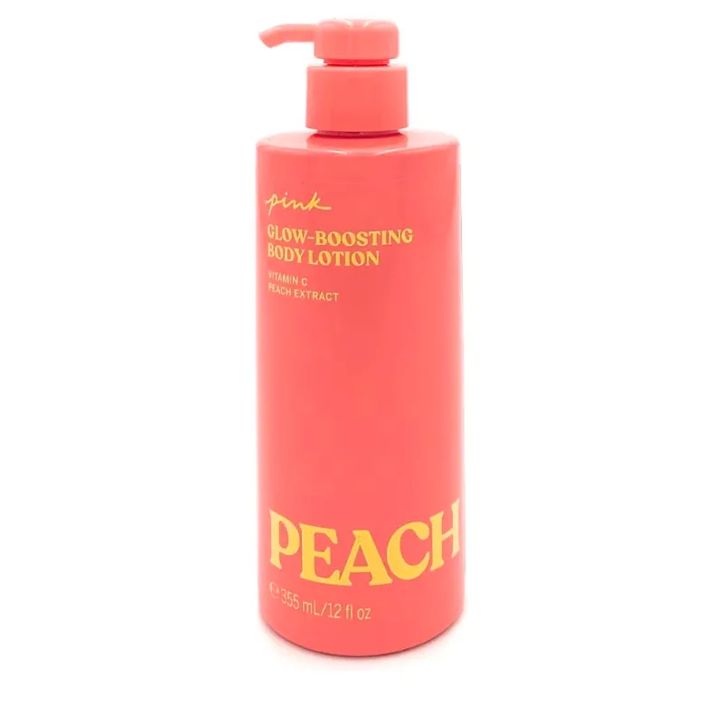 PINK Glow-Boosting Body Lotion Peach 🍑✨