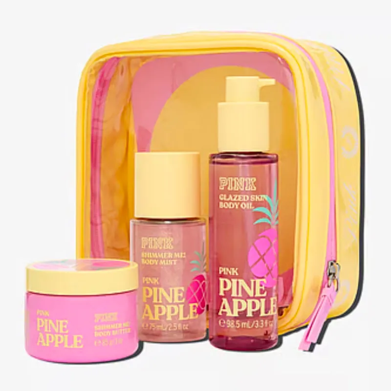 PINK Pineapple – Shimmer Collection Set 🍍☀️