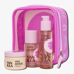 PINK Vanilla – Shimmer Collection Set 🍦✨