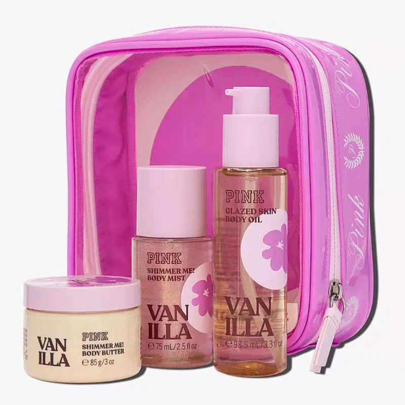 PINK Vanilla – Shimmer Collection Set 🍦✨