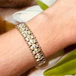 ✨Pulsera de Oro Laminado Con baño de oro de 18K