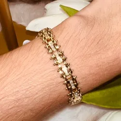 ✨Pulseras de Oro Laminado Con baño de oro de 18K