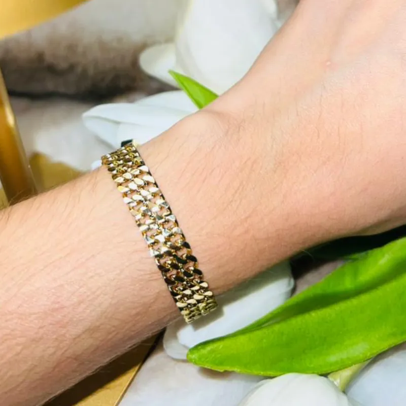✨Pulseras de Oro Laminado Con baño de oro de 18K