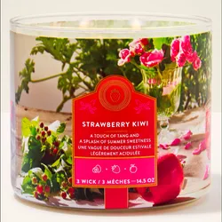 🍓🥝 Strawberry Kiwi – Vela Aromática ✨