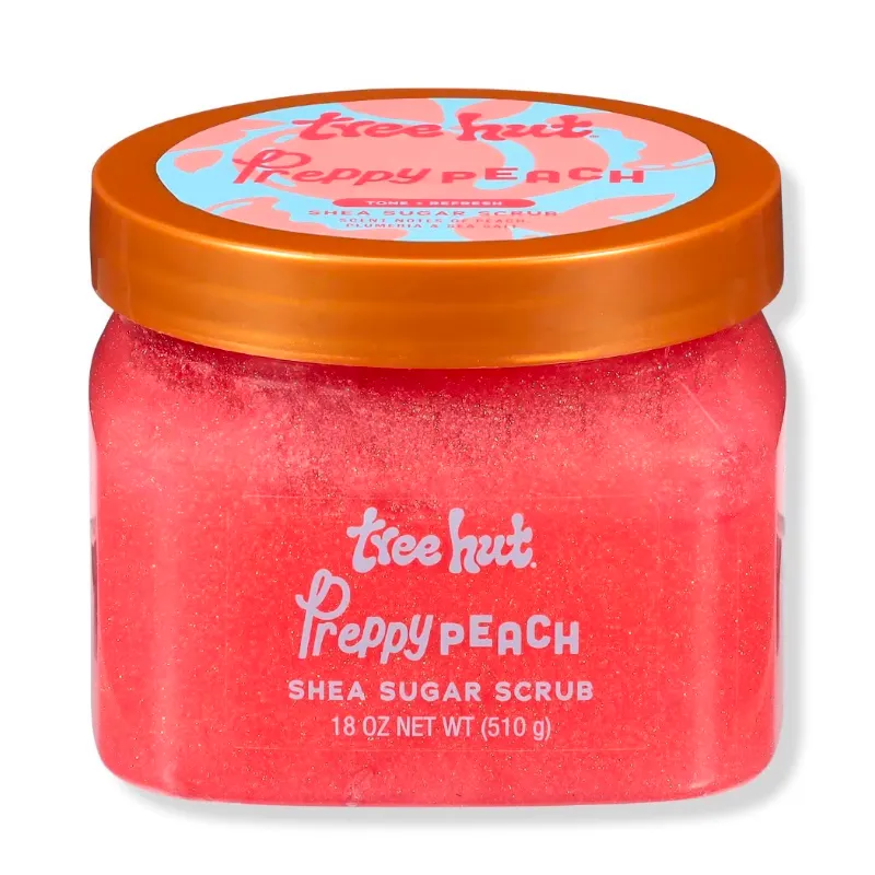 đ TREE HUT PREPPY PEACH â Shea Sugar Scrub