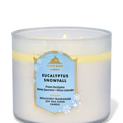 Vela Eucalyptus Snowfall de 3 mechas