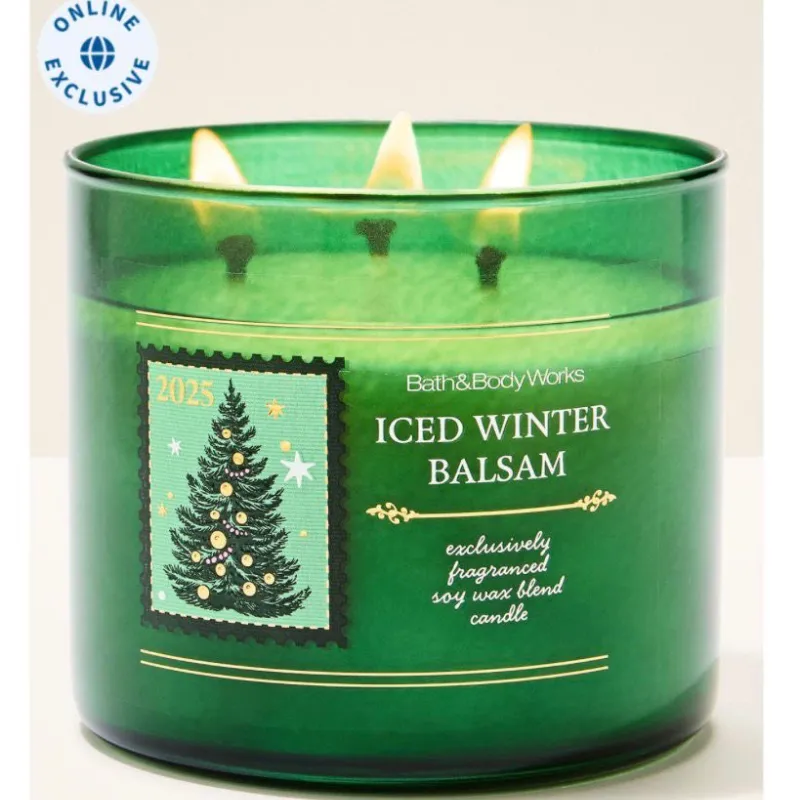 Vela Iced Winter Balsam de 3 mechas