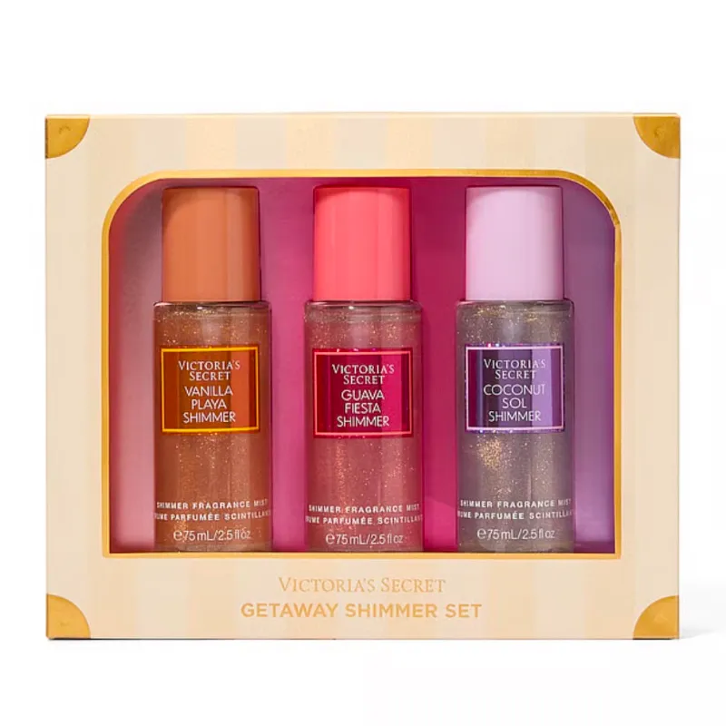 Victoria’s Secret Getaway Shimmer Set – 3 Mini Mists