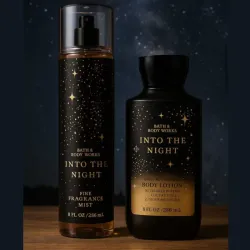 Bruma de fragancia fina y loción corporal Into the Night de Bath & Body Works