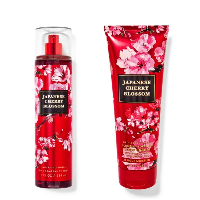 Bruma y crema corporal "Japanese Cherry Blossom" de Bath & Body Works