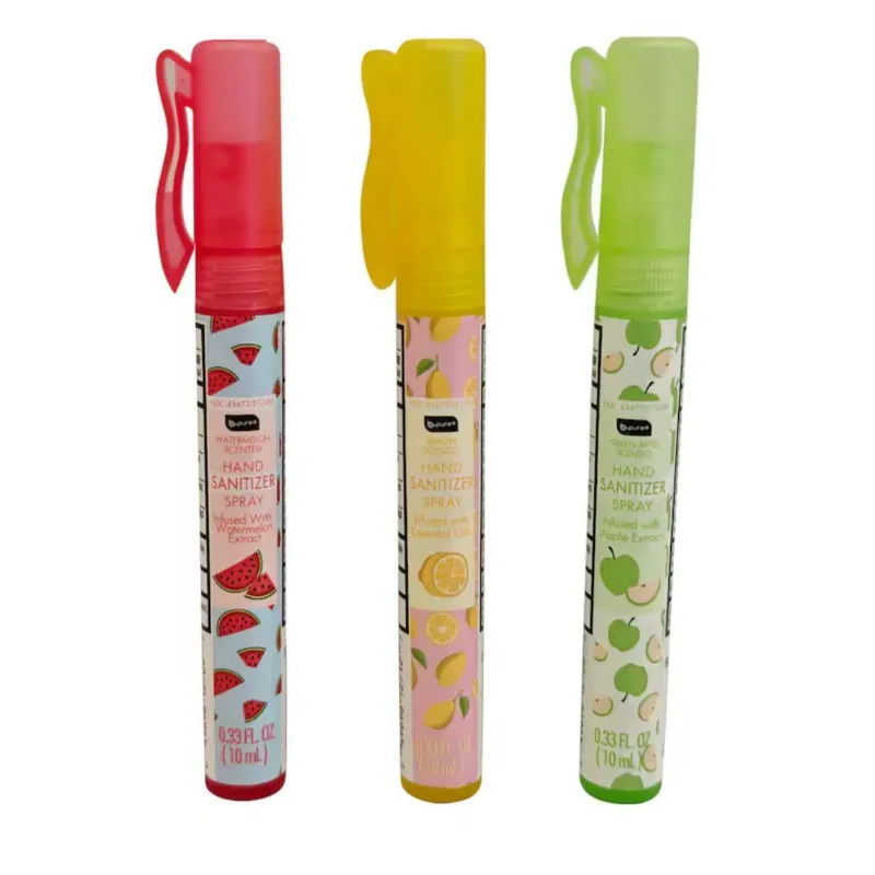 Desinfectantes de manos en espray B.Pure.