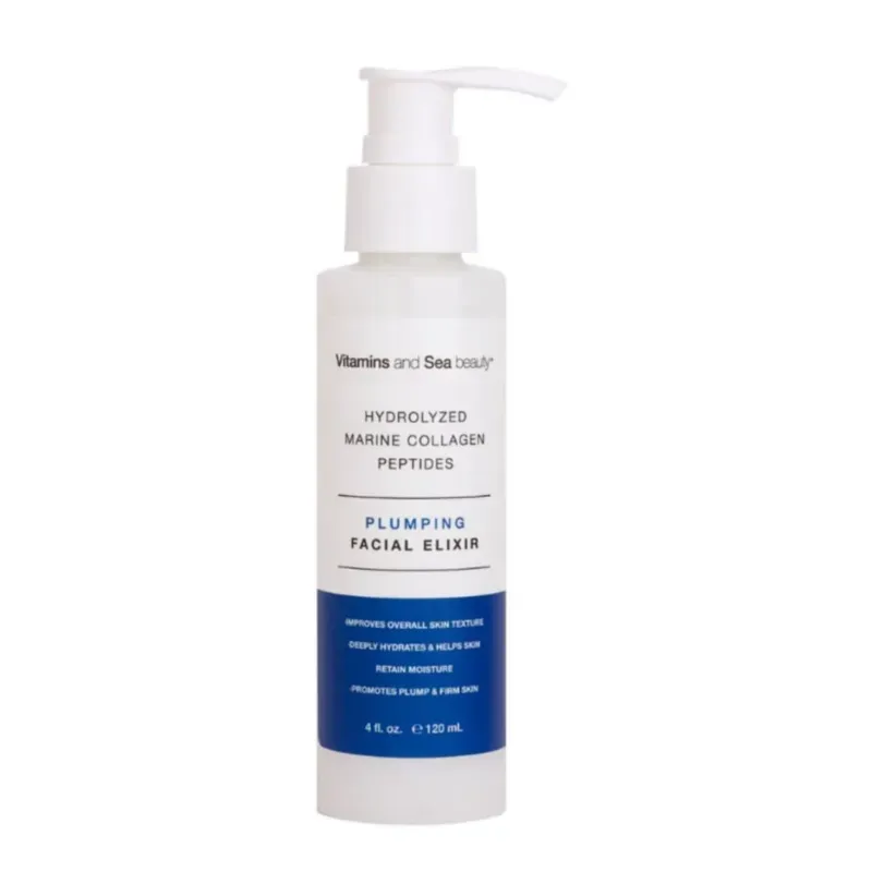 Elixir Facial Voluminizador de Péptidos de Colágeno Marino Hidrolizado Vitamins and Sea Beauty 