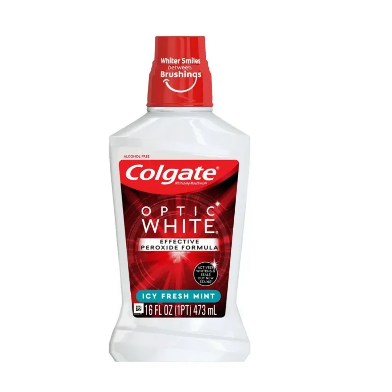 Enjuague bucal blanqueador Colgate Optic White 