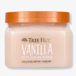 Exfoliante corporal de azúcar con manteca de karité Tree Hut Vanilla