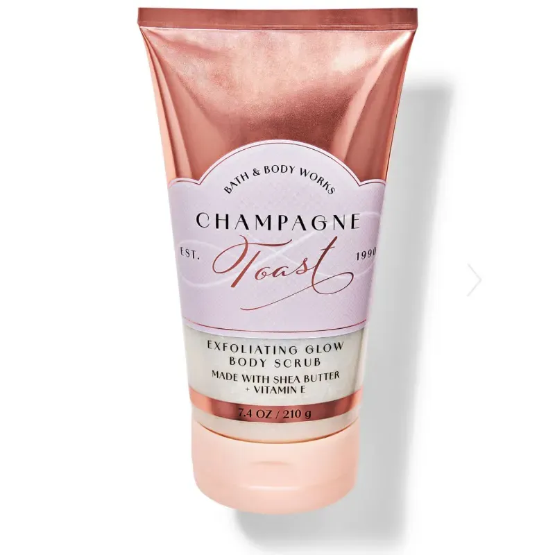 Exfoliating Glow Body Scrub de Bath & Body Works Champagne Toast