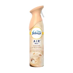 Febreze AIR Mist Calmante y Restaurador Aroma Azúcar Tibio Batido y Manteca de Karité