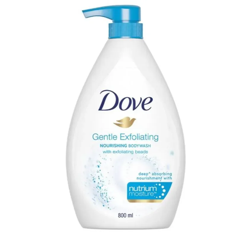 Gel de baño exfoliante suave Dove Gentle Exfoliating Nourishing Bodywash