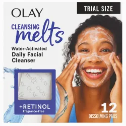 Limpiadores Faciales Melts + Retinol de Olay
