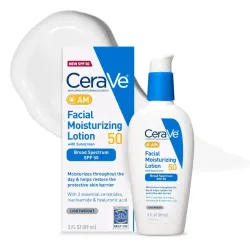 Loción hidratante facial AM FPS 50 de CeraVe