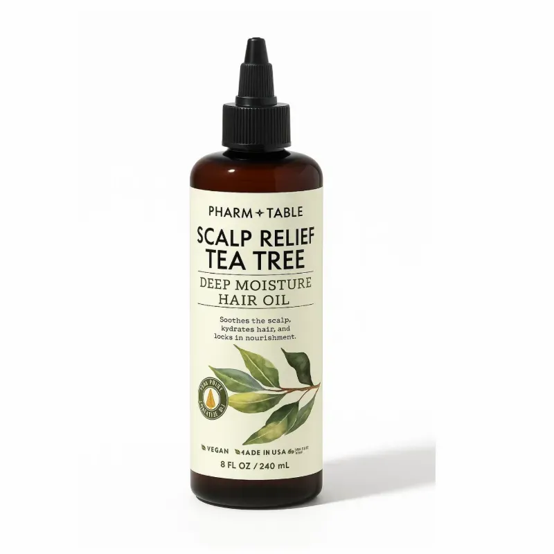 PHARM+TABLE Aceite Capilar de Árbol de Té " Relief Tea TrScalpee Deep Moisture Hair Oil"