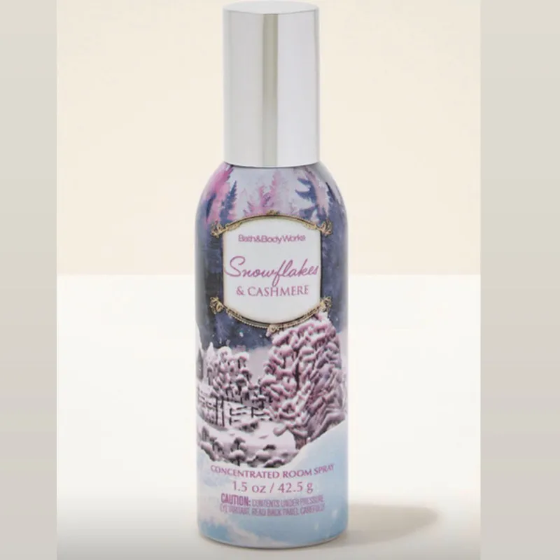 Room Spray Snowflakes & Cashmere BBW