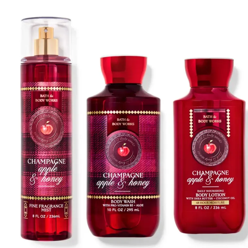 Set Champagne Apple & Honey de Bath & Body Works
