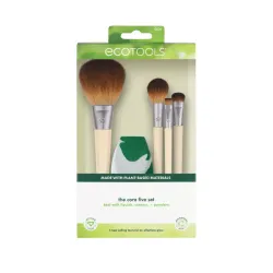 Set de brochas y esponja de maquillaje EcoTools Core Five