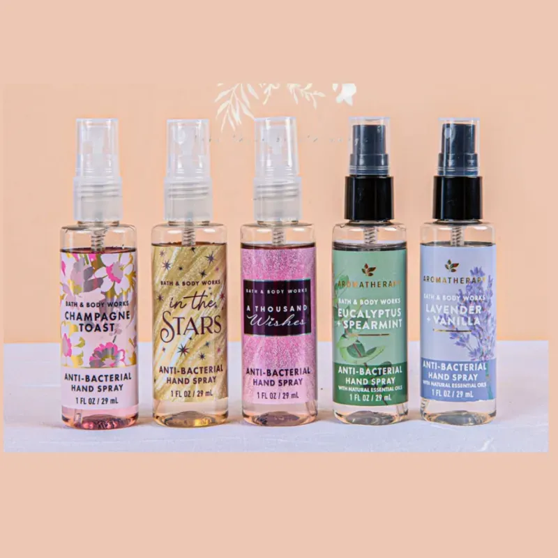 Sprays antibacteriales para manos de Bath & Body Work