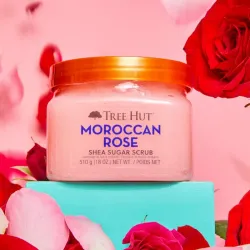 Tree Hut Exfoliante de azúcar y karité Moroccan Rose
