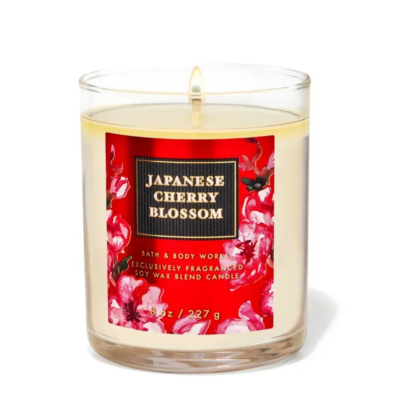 Vela Bath & Body Works flor de cerezo japonés