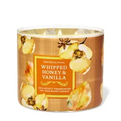 Vela Bath & Body Works miel batida y vainilla