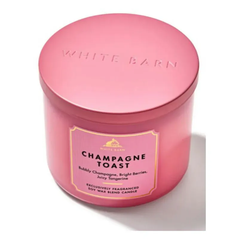 Vela de 3 mechas White Barn Champagne Toast de Bath & Body Works