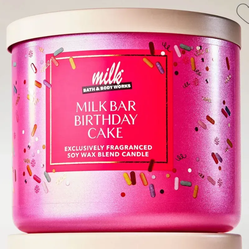 Vela Milk Bar Birthday Cake de Bath & Body Works