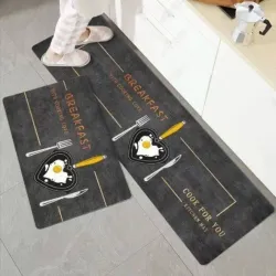 Set de 2 alfombras 