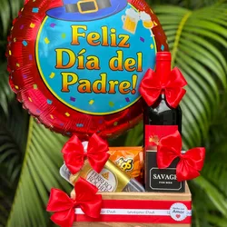 Caja de regalo con botella de vino🍷