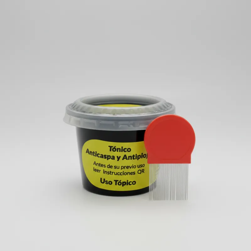 Conjunto antipiojos (Tónico + Lendrera Profesional)