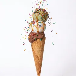 Cono de Helado 3 sabores