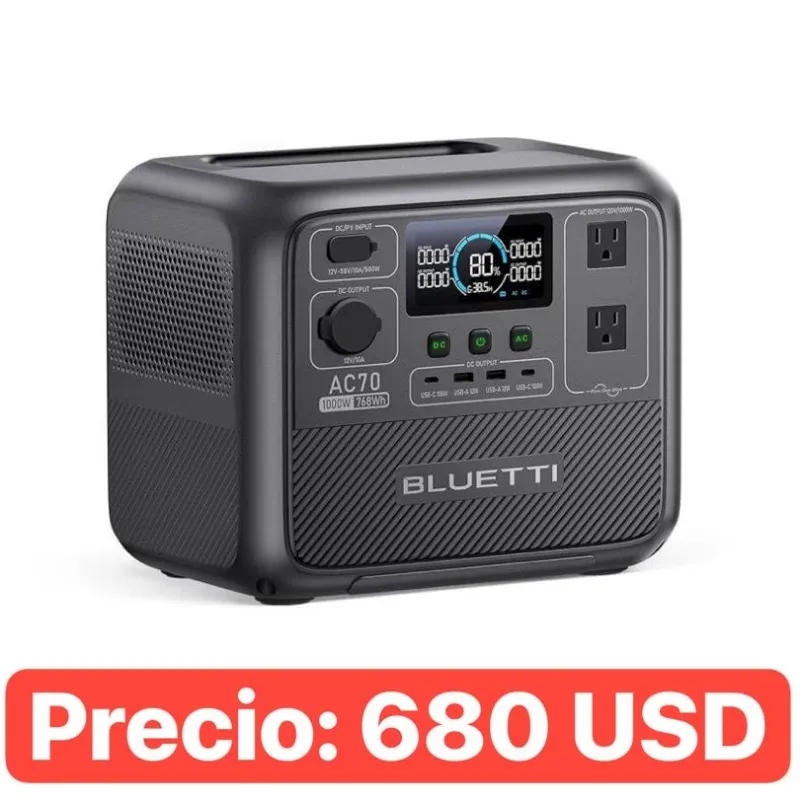 Generador eléctrico marca Bluetti