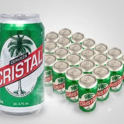 CERVEZA CRISTAL CAJA DE 24 UNIDADES