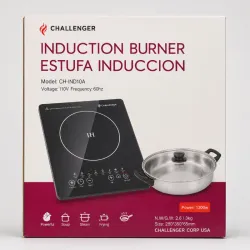 COCINA DE INDUCCIÓN CHALLENGER CH-IND10A DE 1200W