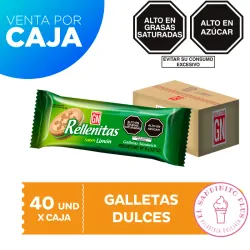 GALLETAS RELLENITAS (Caja de 40 u)