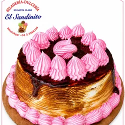 CAKE DE PANETELA CON CUBIERTA DE CHOCOLATE 