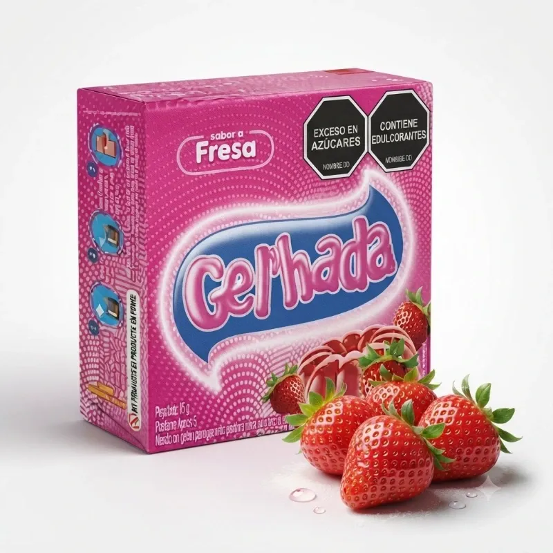 GELATINA GELHADA (4 PORCIONES)