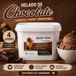 HELADO CHOCOLATE (4 LITROS)