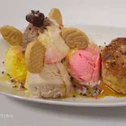 Ensalada de Flan al Helado