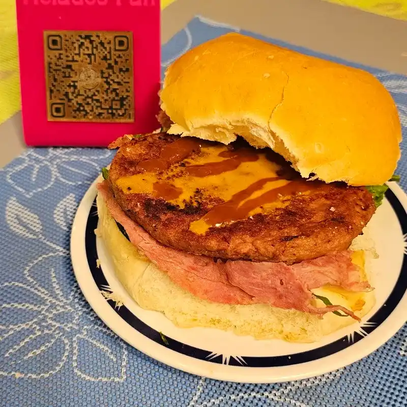 Hamburguesa con Jamón 